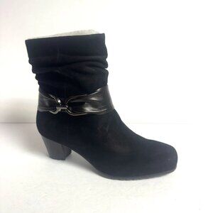 David Tate Womens Corbin Bootie Black Size 7.5WW